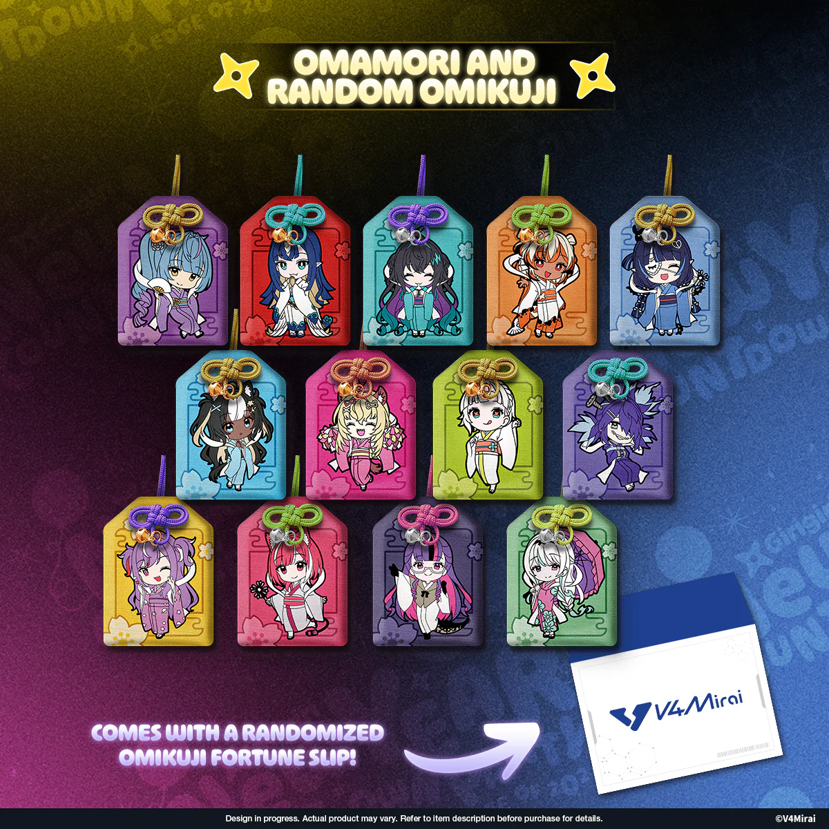 V4Mirai 2026 New Year Blessings Merch